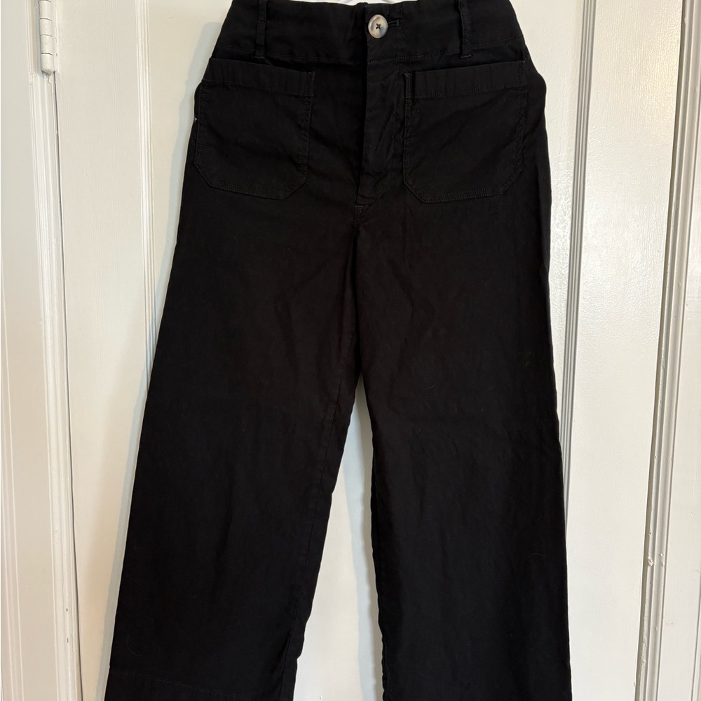 Anthropologie Maeve Colette Crop Wide Leg